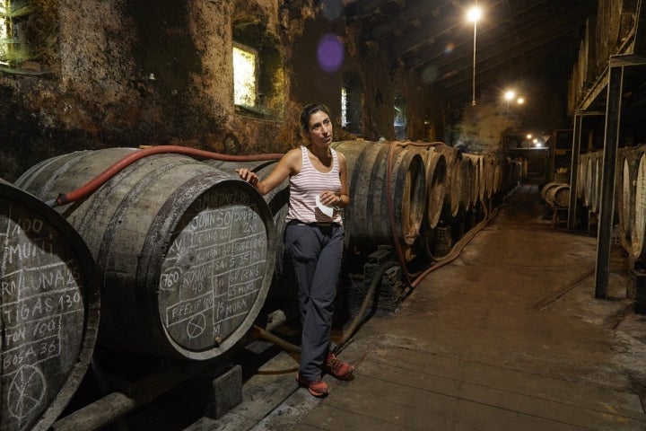 Bodega 'Mas Molla': patio de la casa familiar