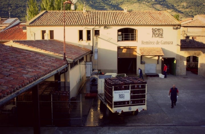 Interior de la bodega Remírez de Ganuza.