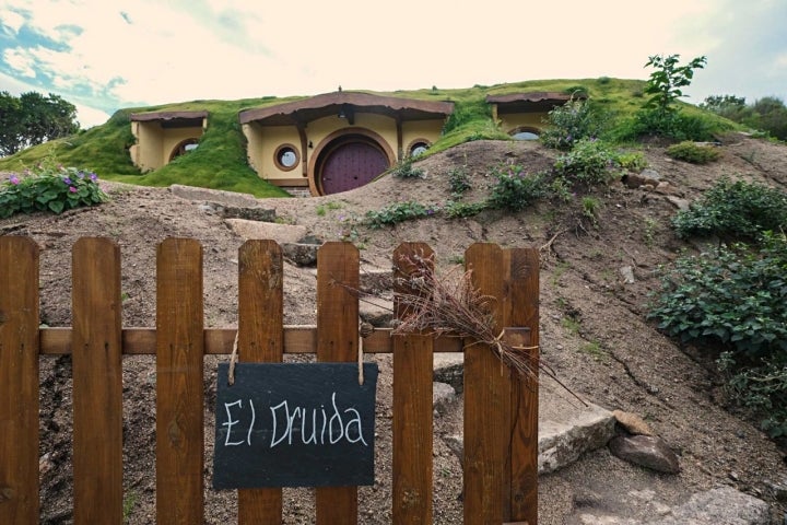 Cartel de la casa El Druida.