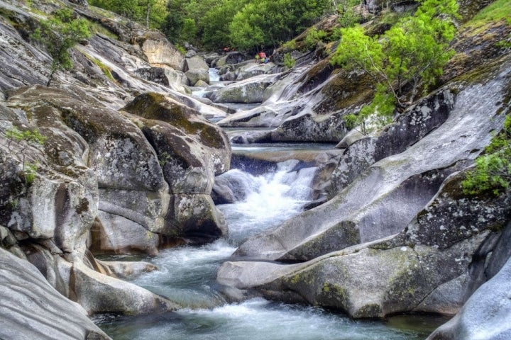 Los famosos Pilones en la Garganta de los Infiernos, en el Valle del Jerte.