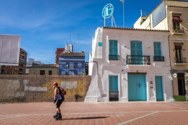 La fachada de 'La Casa del Puerto' es inconfundible.