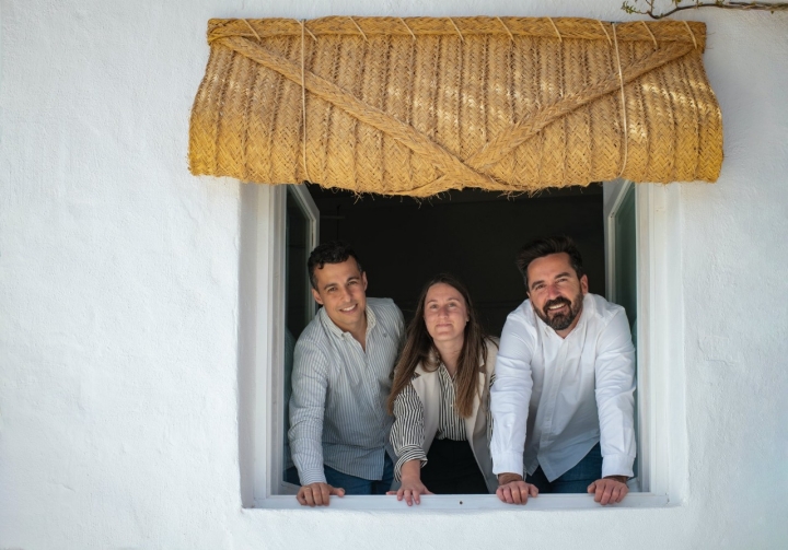 Propietarios del Cortijo La Loma (Níjar, Almería).