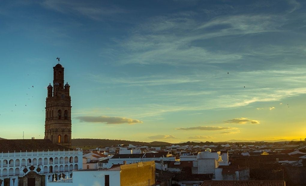 Vistas de Llerena desde el Mirador de Llerena