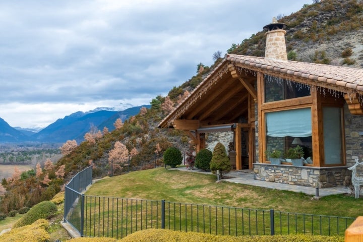 El exclusivo chalé es la zona más íntima de toda la propiedad.