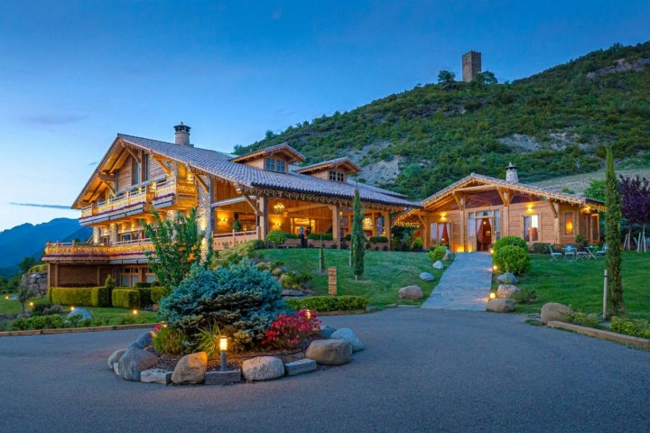 Un refugio de montaña casi de cuento.