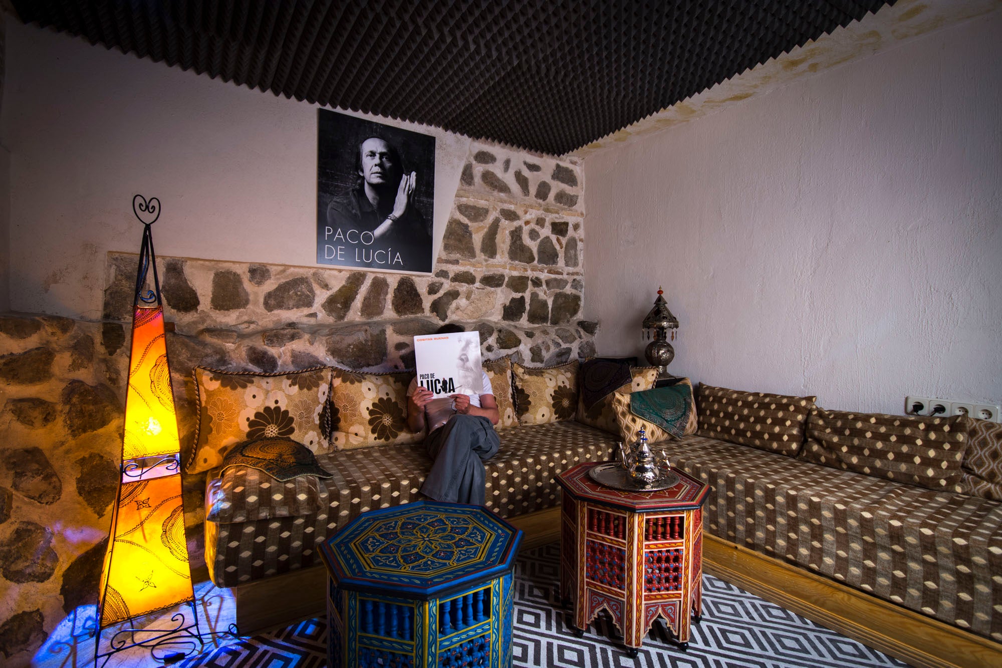 El lugar más especial del hotel es el estudio de grabación, donde Paco de Lucía grabó 'Cositas Buenas'.