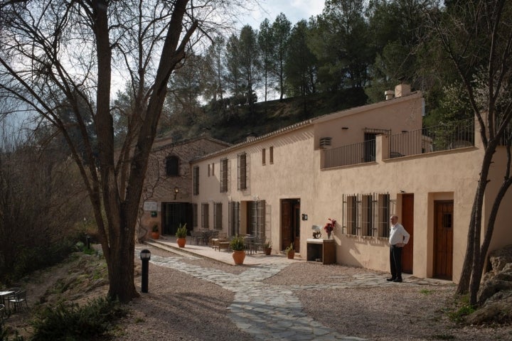 El hotel ocupa un antiguo molino harinero de 1600.