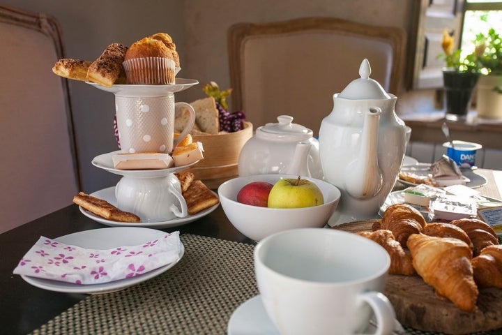 El desayuno: copioso, variado y riquísimo.