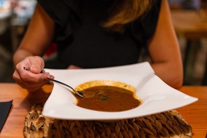 Hotel Unanue. Sopa de pescado