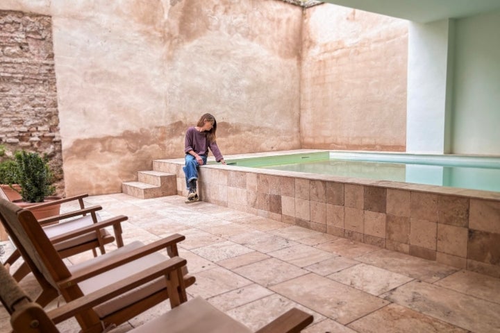 Piscina de agua salada