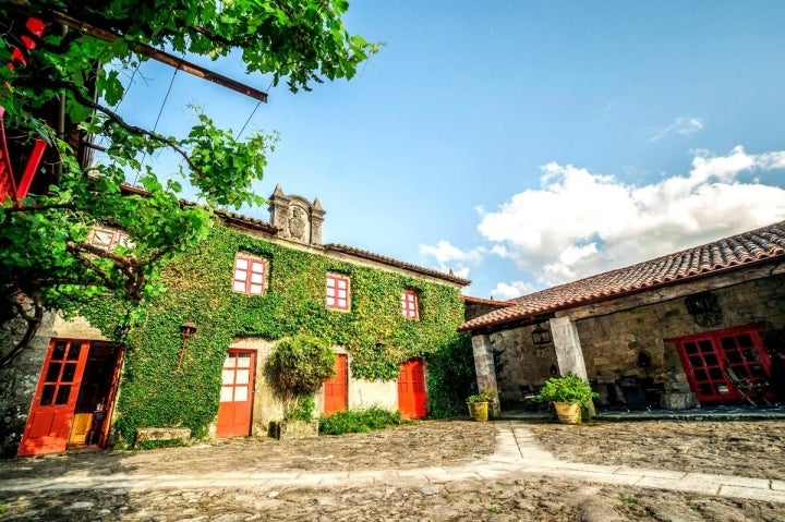 El exterior de la casa principal. Foto: Casa Grande de Rosende.