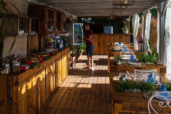 Apartamentos 'Can Aisha': zona de desayuno