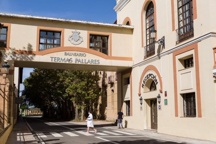 Entrada Balneario Termas Pallarés