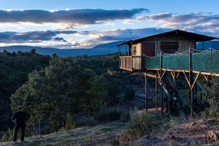 Cabañas en los árboles de Extremadura (Villasbuenas de Gata, Cáceres)