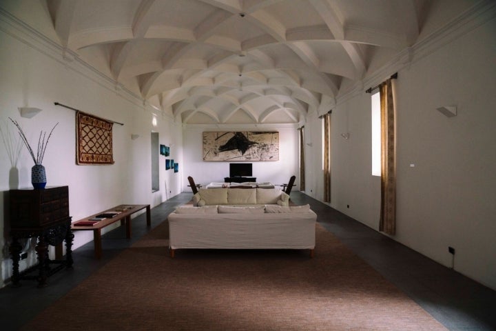 Sala de Pousada Convento Arraiolos. Foto: David Pires