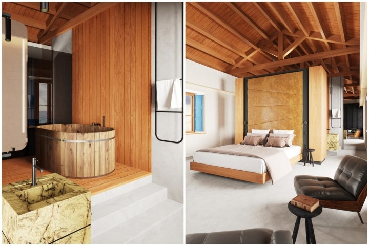 El faro dispone de chimenea y jacuzzi. Foto: Floatel El faro dispone de chimenea y jacuzzi. Foto: Floatel