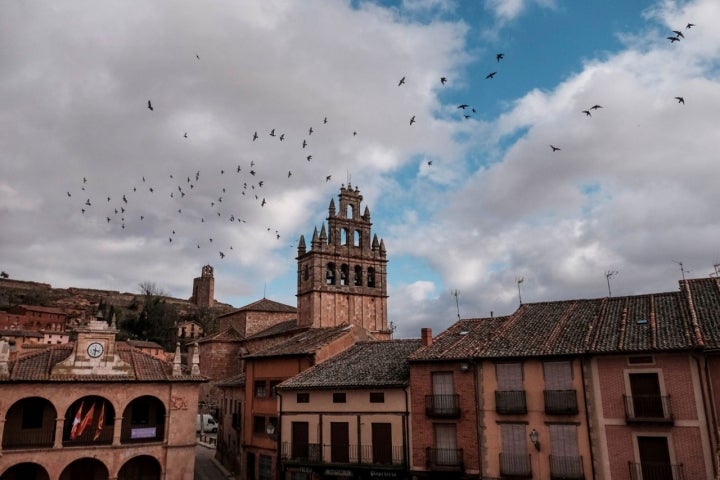 Las vistas desde los balcones de las suites que dan a la plaza Mayor.