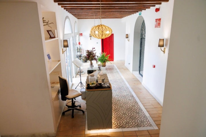 Recepción del hotel Albariza (Sanlúcar de Barrameda)