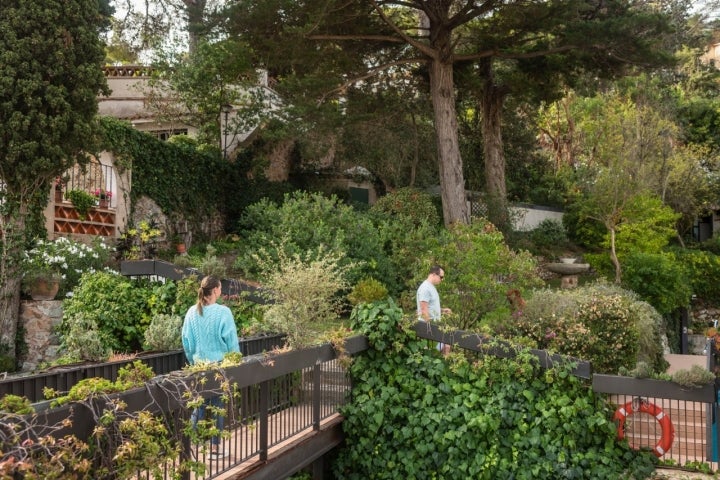 Jardín del hotel Casa Granados