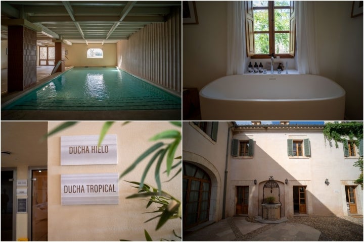 Spa y diferentes tipos de ducha para profundizar en la calma.