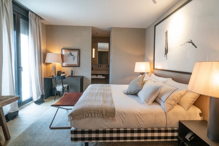 Cada habitación es única en este hotel navarro