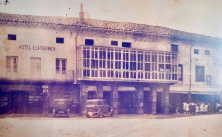 Hotel Echaurren (Ezcaray). Foto antigua.