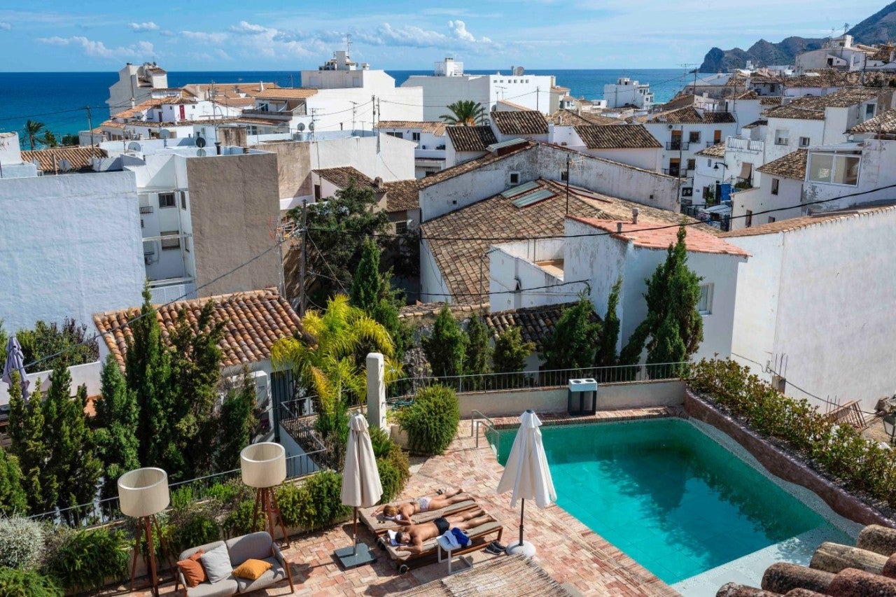 Un rincón para enamorados en el pueblo blanco del Levante