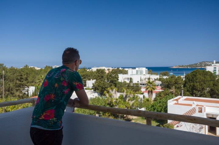 Hotel 'Las Mimosas' (Ibiza): vistas a la bahía de San Antonio