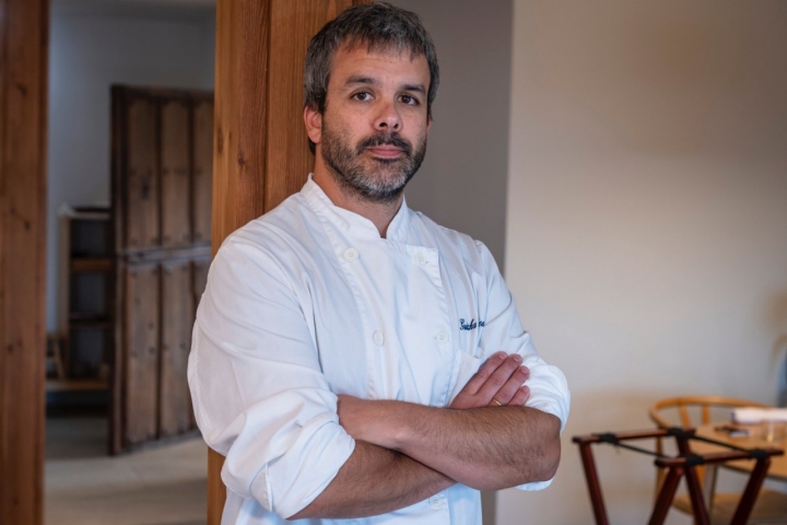 Gaizka Goikoetxea, copropietario y chef del hotel Nafarrola (Bermeo, Bizkaia).