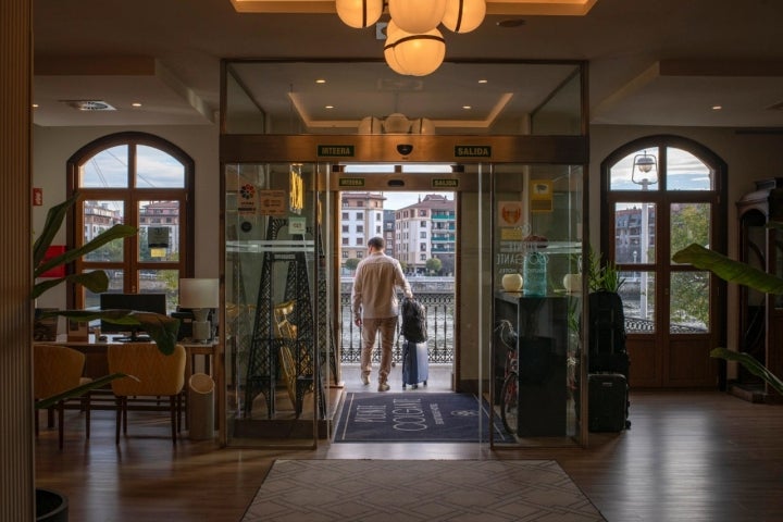 Recepción del hotel.