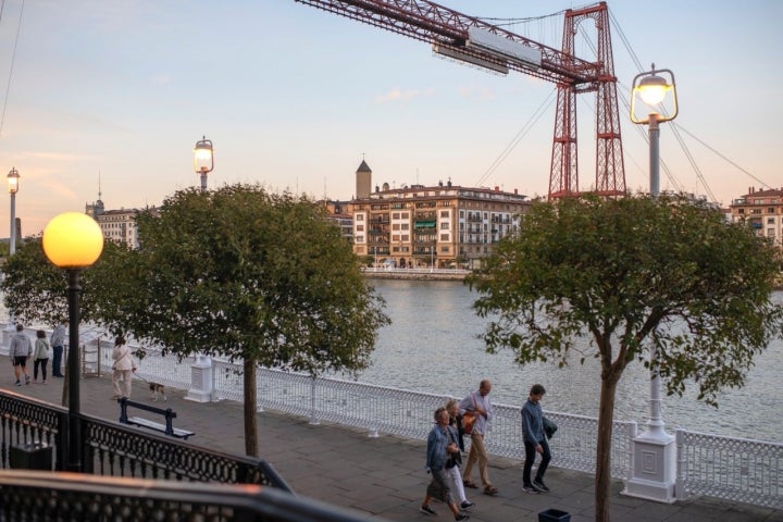 El puente colgante de Portugalete