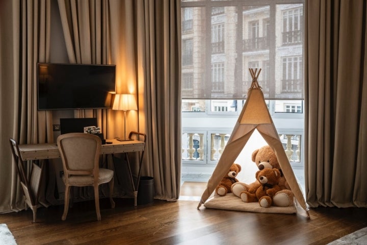 Habitación del hotel Urso (Madrid).