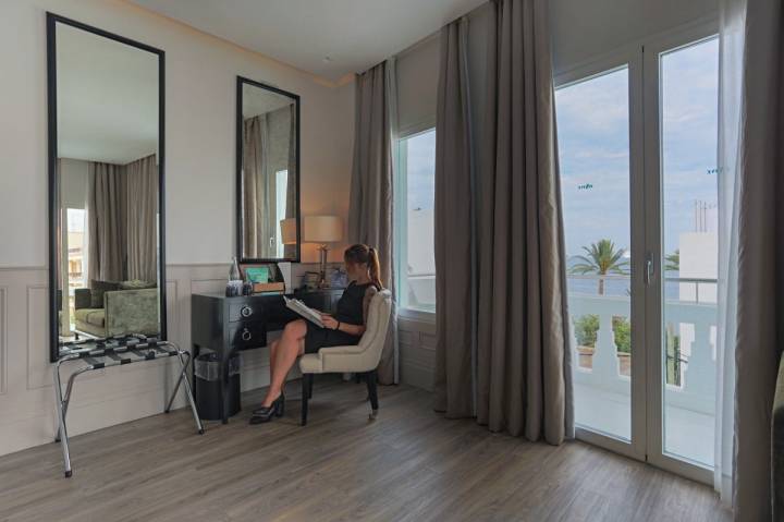 Una habitación del hotel Es Viver (Ibiza).