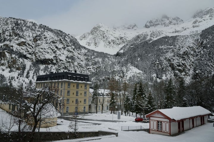 Balneario 'Gran Hotel Panticosa'. Foto: Alfredo Merino.