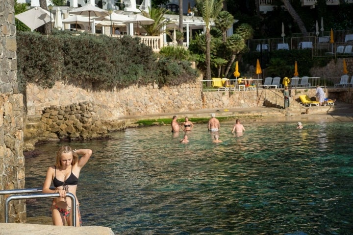 Zona de baño del Hotel Bon Sol.