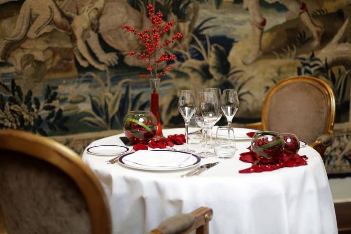 Una cena para amantes románticos. Foto: Hotel Wellington