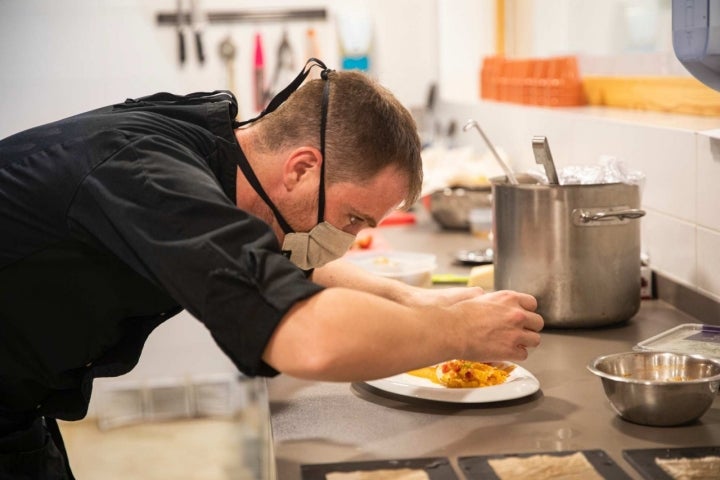 Javi Lloria, el nuevo jefe de cocina del hotel.