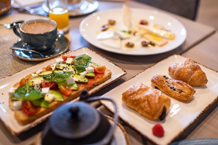 El desayuno del hotel es a la carta, todo artesanal y recién hecho.