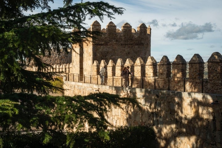 La Muralla de Ávila, desde el hotel.