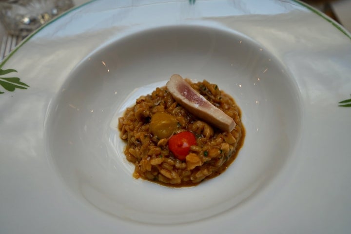 El arroz escabechado de perdiz es uno de los platos estrella de 'Baulasta'.