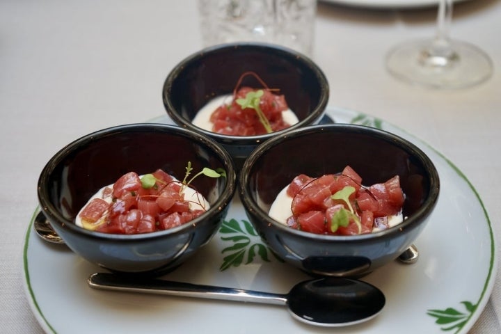 Tartar de atún rojo.