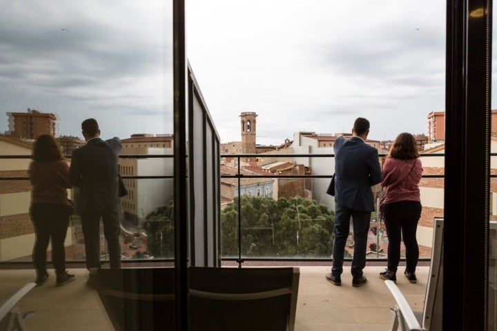 Terraza parador de Lleida