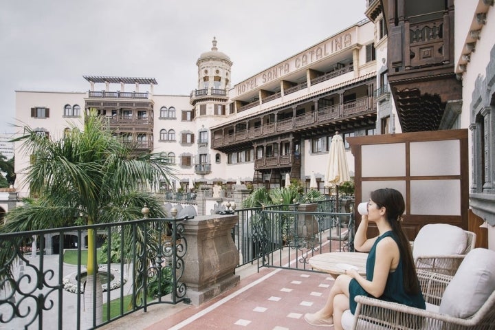 Terraza habitación Santa Catalina