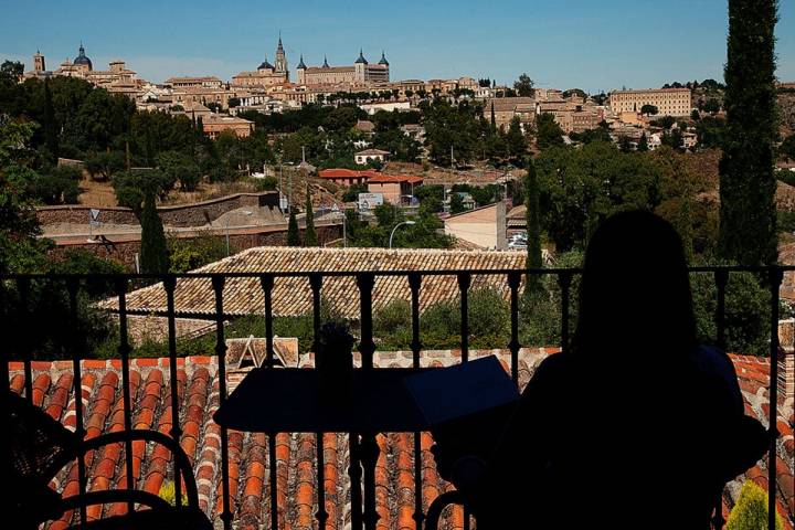 La habitación 31 ofrece las mejores vistas de Toledo y de los propios jardines del hotel.