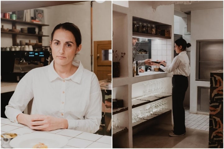 Sonia Prieto es la jefa de sala de El Portal de Albarracín