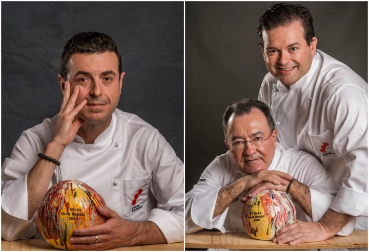 Los 3 Soles Guía Repsol: Ricard Camarena ('Ricard Camarena'), y Pedro y Marcos Morán ('Casa Gerardo').