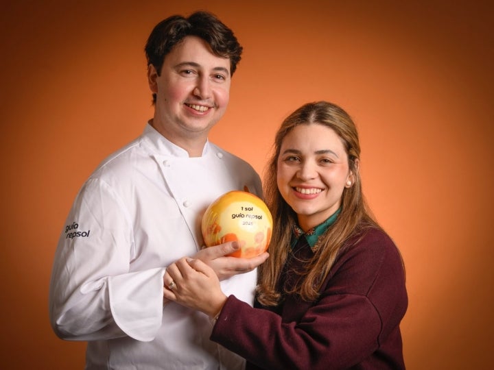 Ausiàs Signes y Felicia Guerra, en Ausiàs (Pedreguer, Alicante).