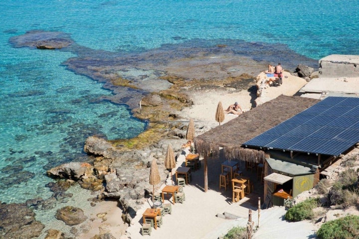 El chiringuito 'Cala Escondida' es la combinación perfecta de sostenibilidad y calidad. Foto: Cala Escondida