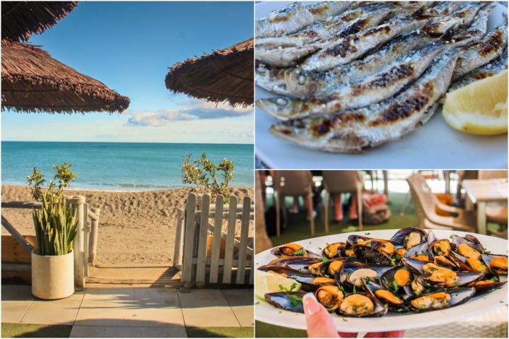 Marisco y pescado fresco a pie de playa en Torre del Mar. Foto: Facebook Colonia Sea and Sand