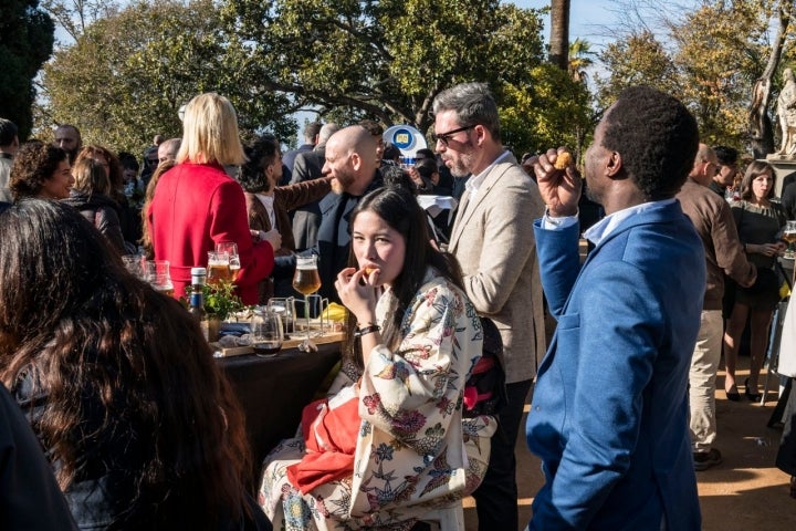 El cóctel corrió a cargo de 'La Borraja'